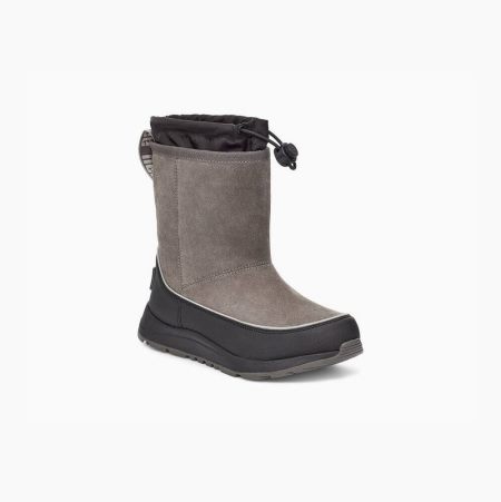 UGG Kirby Deep Grey Boots for Kids (SRHY52790)